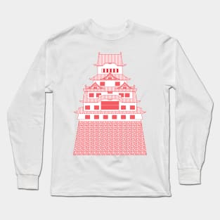 White Himeji Castle II Long Sleeve T-Shirt